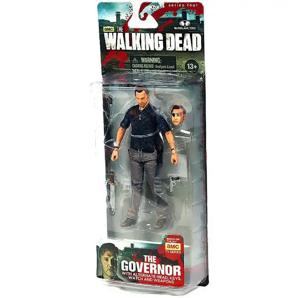 McFarlane Toys The Walking Dead AMC TV Series 4 The Governor Action Figure [Damaged Package]