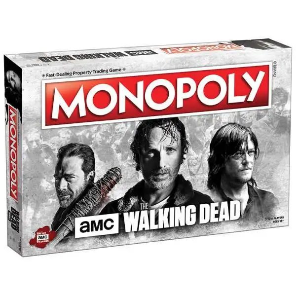 The Walking Dead AMC TV Monopoly