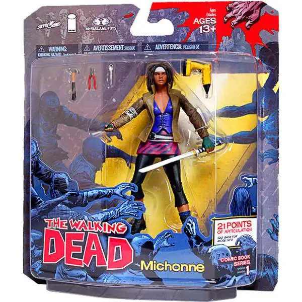 McFarlane Toys The Walking Dead Comic Series 1 Michonne Action Figure [Damaged Package]
