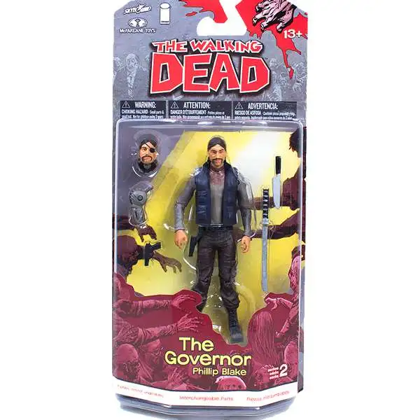 McFarlane Toys The Walking Dead Comic Series 2 The Governor Action Figure [Phillip Blake, Damaged Package]