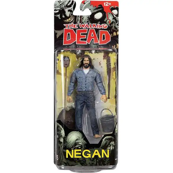 McFarlane Toys The Walking Dead Comic Series 5 Negan Action Figure [Imprisoned, Damaged Package]