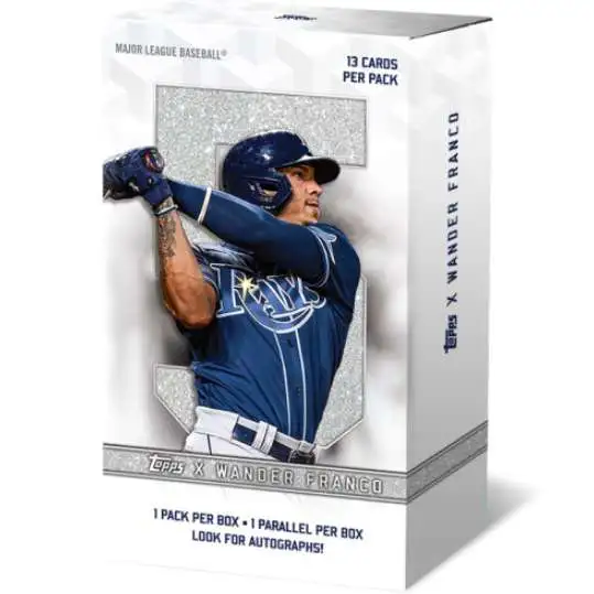 MLB Topps X 2023 Wander Franco Trading Card Collection Box 5 Packs