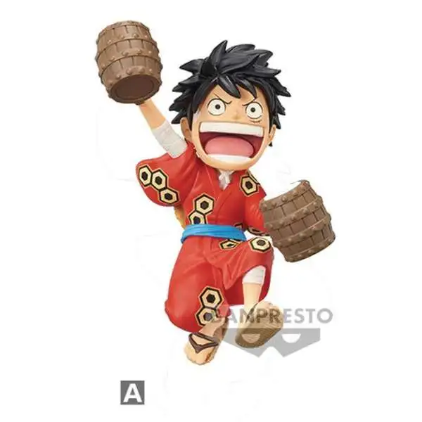 One Piece World Collectable Figure WCF Wanokuni Kanketsuhen 1 Monkey D. Luffy 2.8-Inch Mini Figure