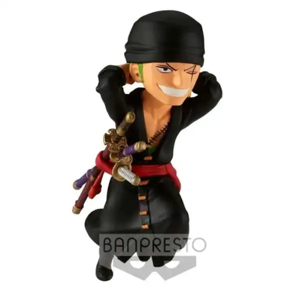 One Piece WCF World Collectable Figure Wanokuni Onigashima 4 Roronoa Zoro Collectible PVC Figure