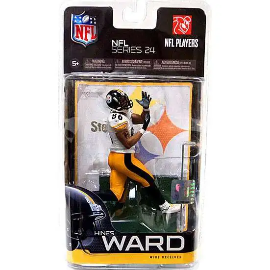 McFarlane Toys NFL Pittsburgh Steelers Sports Picks Football Series 24 Hines Ward Action Figure [White Jersey Variant]
