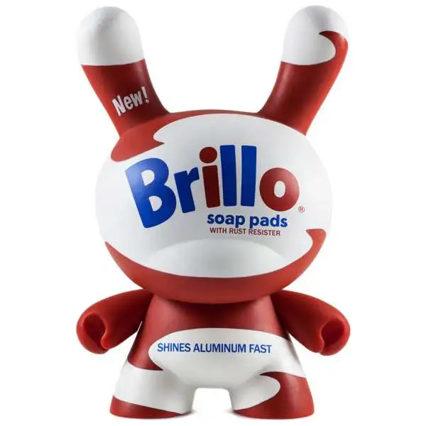 Andy Warhol Dunny Masterpiece White Brillo 8-Inch Figure