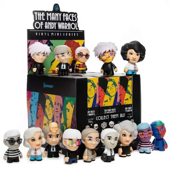 Andy Warhol Vinyl Art Mini Series Many Faces of Andy 3-Inch Mystery Box [24 Packs]