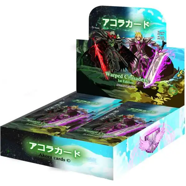 Akora Trading Card Game Warped Crusaders (1st Edition) Booster Box [20 Packs]