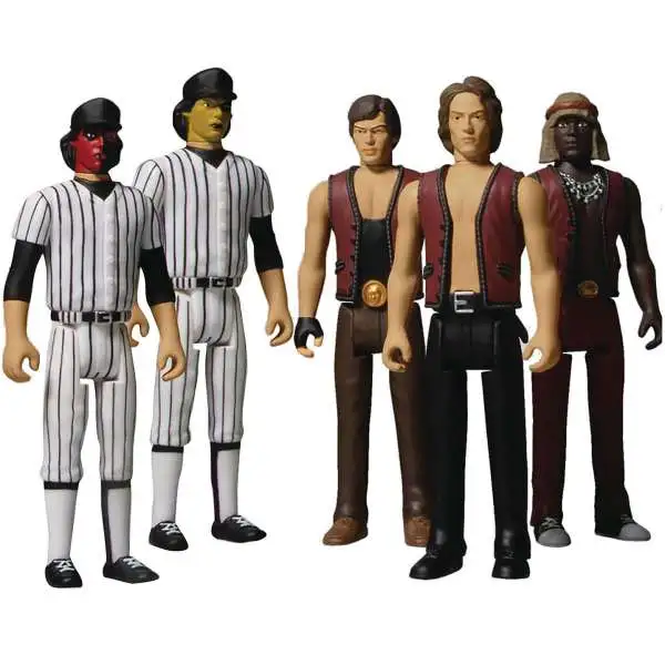 The Warriors 5 Points Swan, Ajax, Cleon 2x Baseball Furys Action