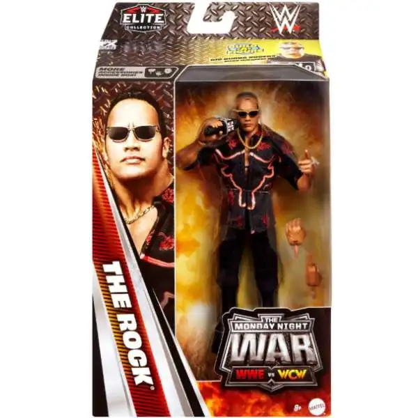 WWE Wrestling Elite Collection Monday Night War The Rock Exclusive Action Figure [Build Big Bubba Rogers!]