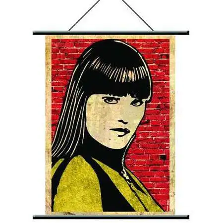 NECA Watchmen Pop Art Silk Spectre Wall Scroll