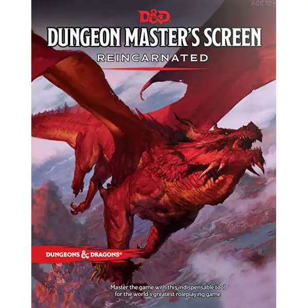 Dungeons & Dragons 5th Edition Dungeon Master's Screen Reincarnated Roleplaying Accessory