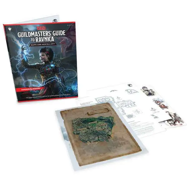 Dungeons & Dragons 5th Edition Guildmasters' Guide to Ravnica Map Pack Roleplaying Accessory