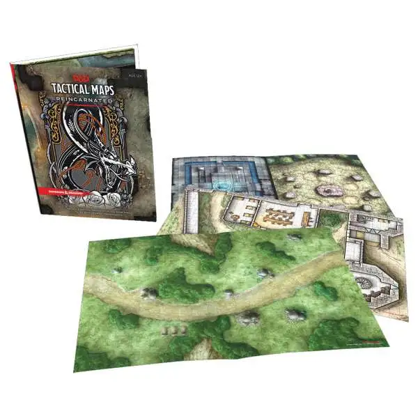 Dungeons & Dragons 5th Edition Tactical Map Pack Reincarnated Roleplaying Accessory