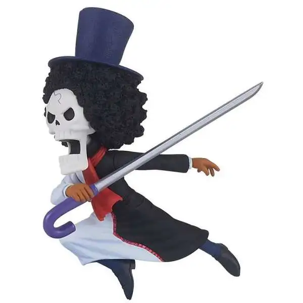 One Piece WCF World Collectable Figure New Series Vol. 1 Brook 3-Inch Minifigure #05 [WT100]
