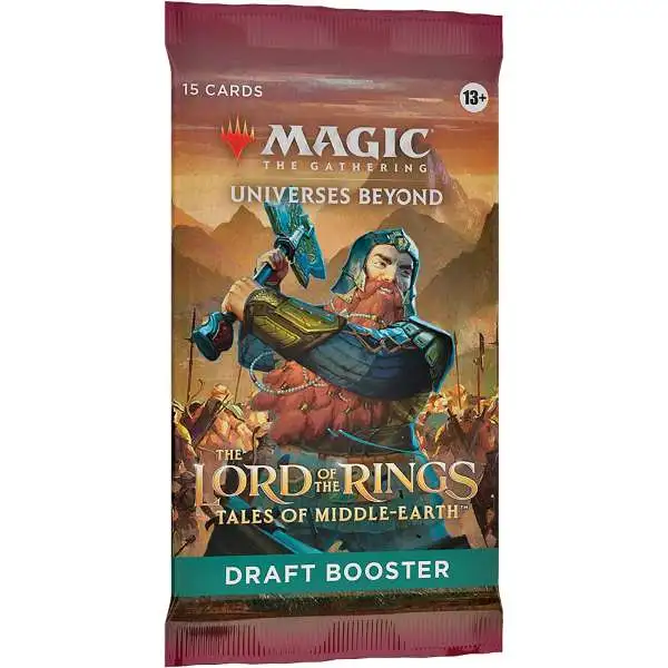 MtG Lord of the Rings Tales of Middle Earth DRAFT Booster Pack [15 Cards]