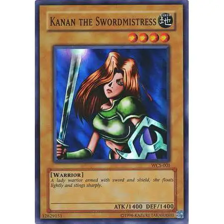 YuGiOh World Championship Series Super Rare Kanan the Swordmistress WCS-001