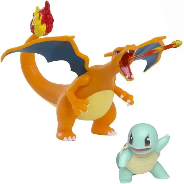 Pokemon Battle Figure Squirtle & Charizard Exclusive 2-Inch Figure 2-Pack