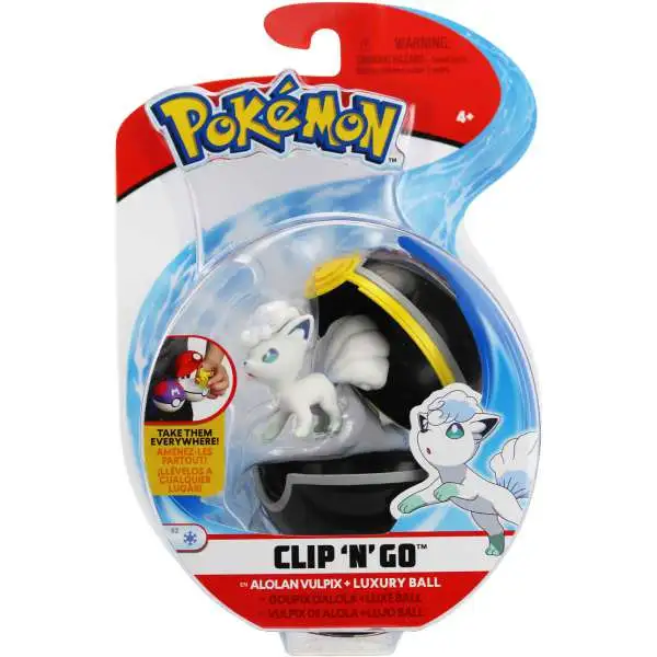 Pokemon Clip 'N' Go Alolan Vulpix Figure Set [Damaged Package]
