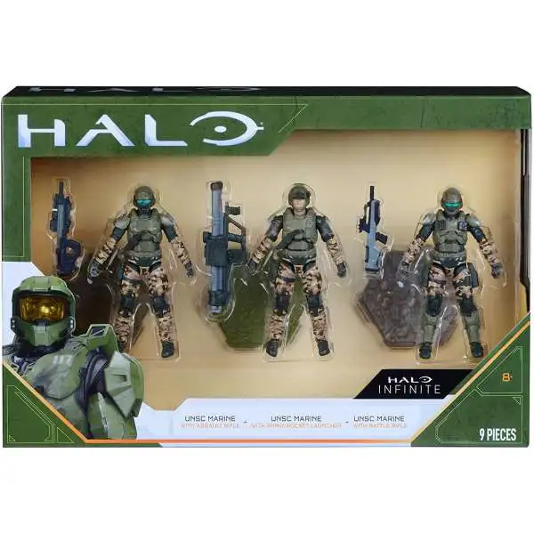 Halo Infinite UNSC Marines Action Figure 3-Pack