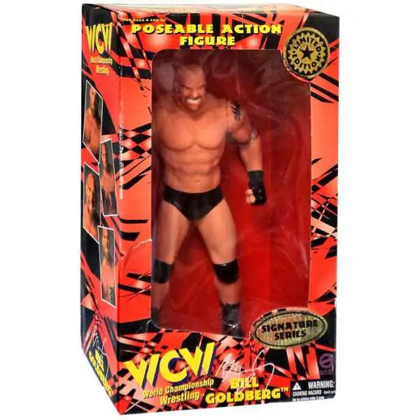 WWE Wrestling WCW Signature Series Bill Goldberg 12 Deluxe Action