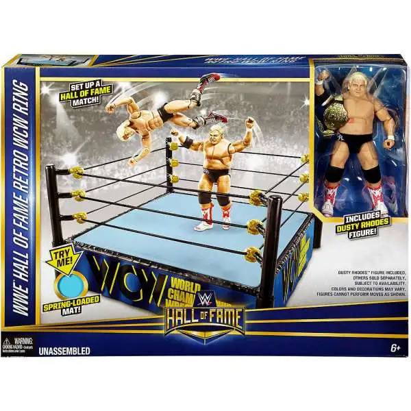 WWE Wrestling WWE Hall of Fame Retro WCW Ring Exclusive Playset
