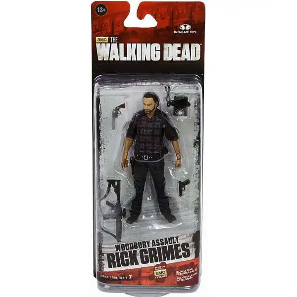 McFarlane Toys The Walking Dead AMC TV Series 7.5 Rick Grimes Action Figure [Woodbury Assault]