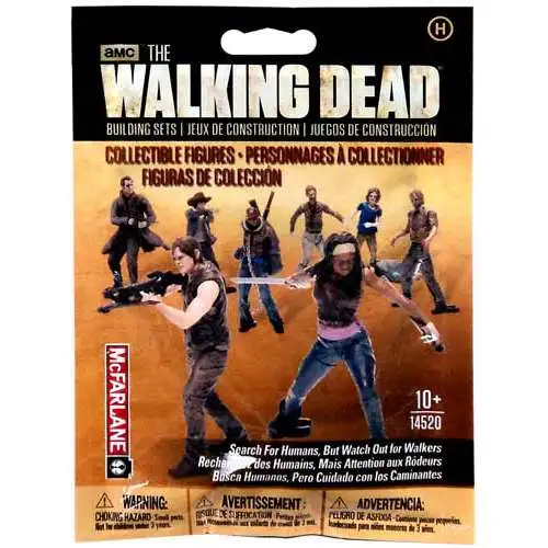 McFarlane Toys The Walking Dead Building Sets Series 1 Walking Dead Collectible Figures Mystery Pack #14520 [Humans]