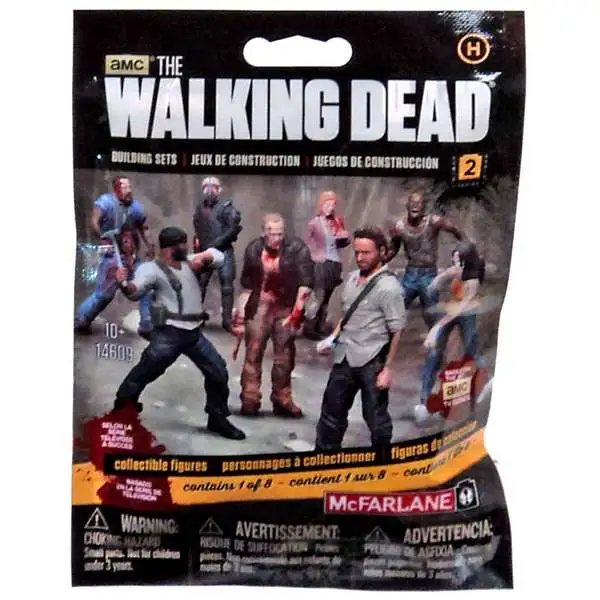 1 x Walker Blind Bag S2 Figur The Walking Dead Building Set MBS 14610 McFarlane 
