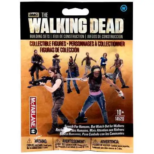 McFarlane Toys The Walking Dead Building Sets Series 1 Walking Dead Collectible Figures Mystery Pack #14520 [Walkers]