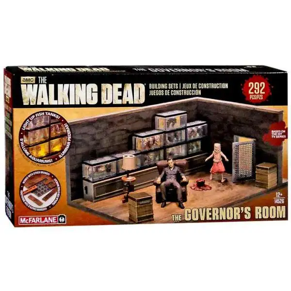 McFarlane Toys The Walking Dead The Governor's Room Building Set #14526
