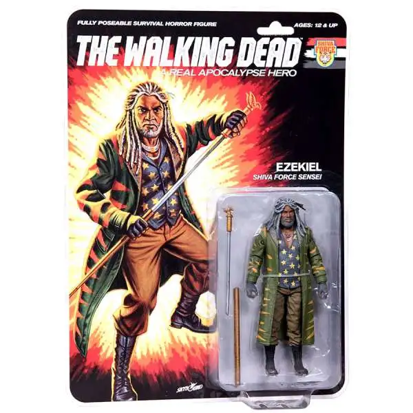 McFarlane Toys The Walking Dead Shiva Force Ezekiel Action Figure [Full Color]
