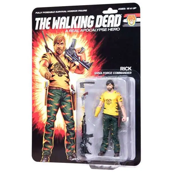 McFarlane Toys The Walking Dead Shiva Force Rick Action Figure [Full Color]