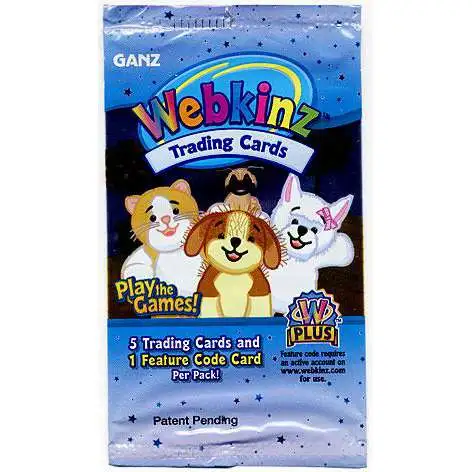 Webkinz Trading Cards Series 1 Booster Pack [5 Cards & 1 Feature Card]
