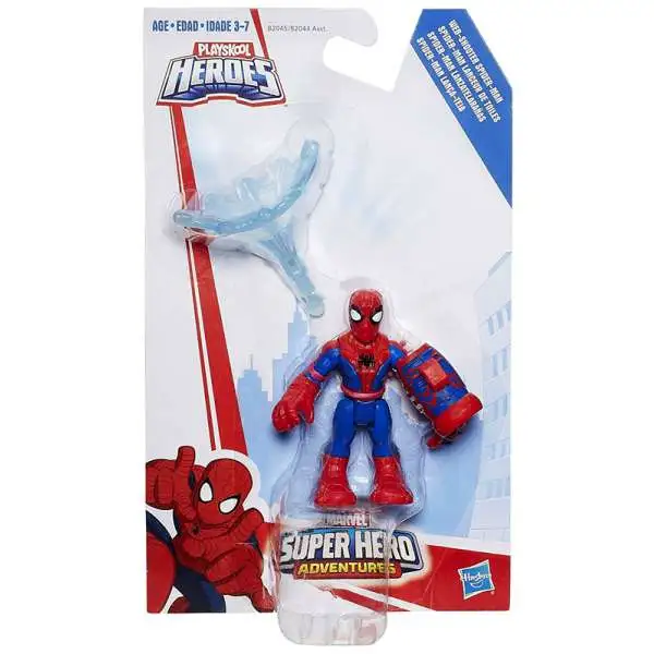 Marvel Playskool Heroes Super Hero Adventures Web-Shooter Spider-Man Action Figure