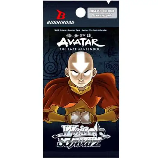 Weiss Schwarz Trading Card Game Avatar The Last Airbender Booster Pack [9 Cards]