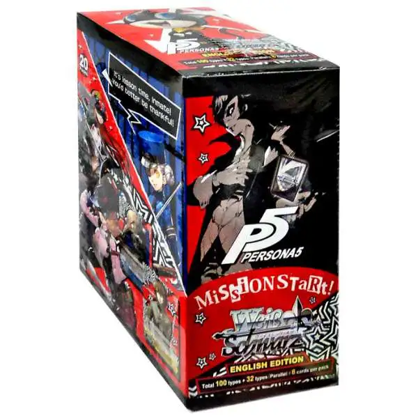 persona 5 weiss schwarz booster box Schwarz: Kaiju No. 8 (Japanese) [x24] Sealed Case  Flipside Gaming stamped sign cards of the VA General Product Weiss Schwarz Trading Card Game