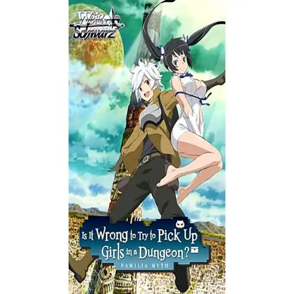 Weiss Schwarz Trading Card Game Is it Wrong to Try to Pick Up Girls in a Dungeon? Is It Wrong To Pick Up Girls In A Dungeon Booster Pack [9 Cards]