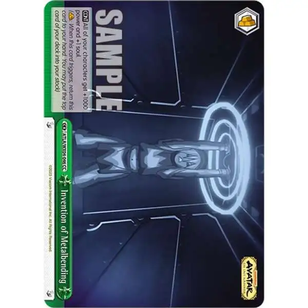 Weiss Schwarz Trading Card Game Avatar: The Last Airbender Climax Common Invention of Metalbending ATLA/WX04-046