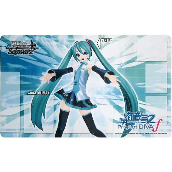 Weiss Schwarz Trading Card Game Card Supplies Project Diva f Playmat [Hatsune Miku]