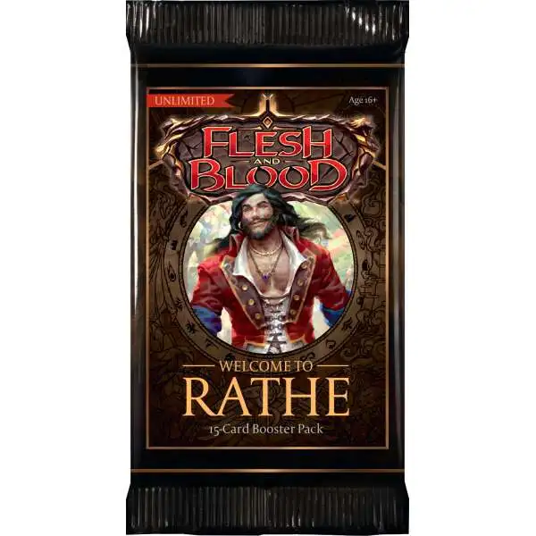 Flesh and Blood Trading Card Game Welcome to Rathe (Unlimited) Booster Pack [15 Cards]