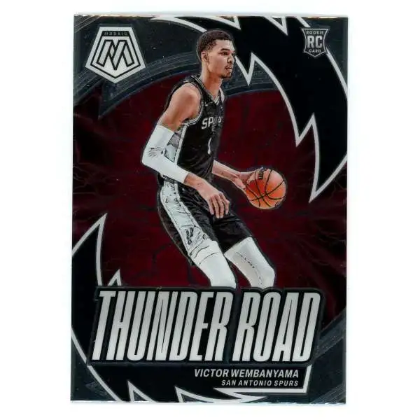 NBA 2023-24 Panini Mosaic Thunder Road Victor Wembanyama #8 [Rookie]