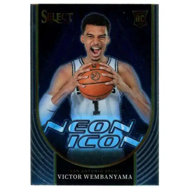 NBA San Antonio Spurs 2023-24 Panini Select Neon Icon Victor Wembanyama #13 [Rookie]