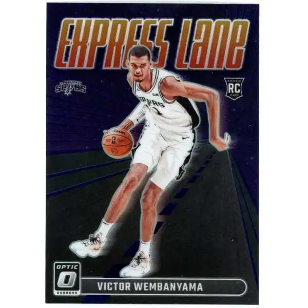 NBA San Antonio Spurs 2023-24 Panini Donruss Optic Silver Express Lane Victor Wembanyama #8 [Rookie]