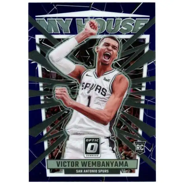 NBA San Antonio Spurs 2023-24 Panini Donruss Optic Purple My House Victor Wembanyama #6 [Rookie]