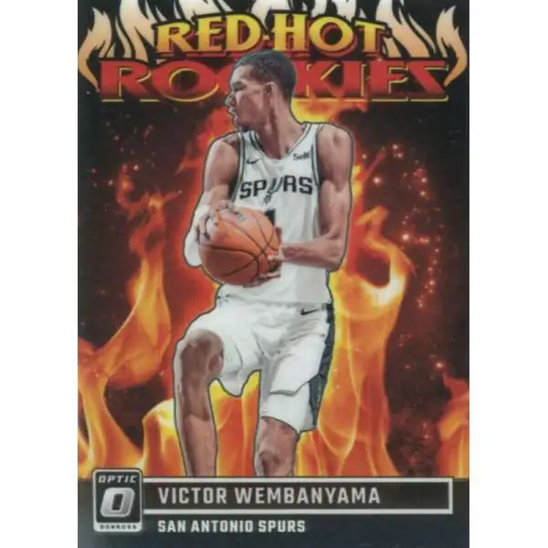 NBA San Antonio Spurs 2023-24 Panini Donruss Optic Red Hot Rookies Victor Wembanyama #2 [Rookie]