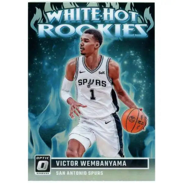 NBA San Antonio Spurs 2023-24 Panini Donruss Optic Silver White Hot Rookies Victor Wembanyama #2 [Rookie]