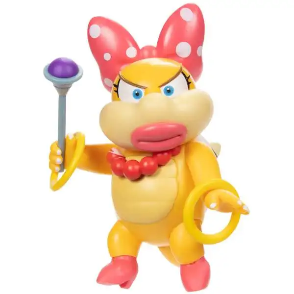 World of Nintendo Super Mario Wendy Koopa 2.5-Inch Mini Figure [Loose]