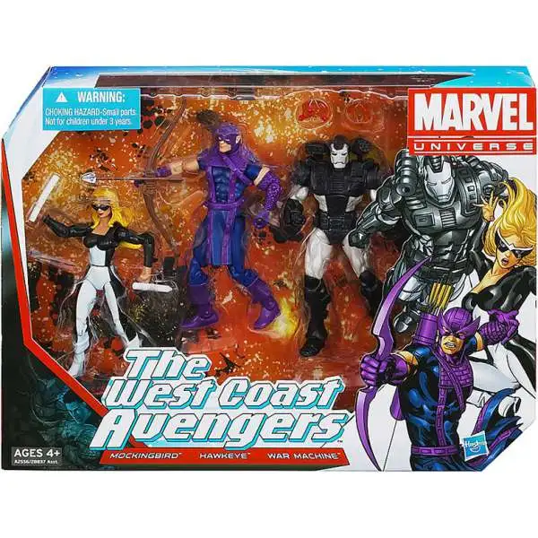 Marvel Universe Super Hero Team Packs The West Coast Avengers Action Figure 3-Pack