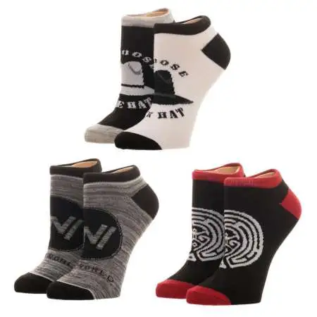 Westworld Live Without Limits Juniors Ankle Socks 3-Pack
